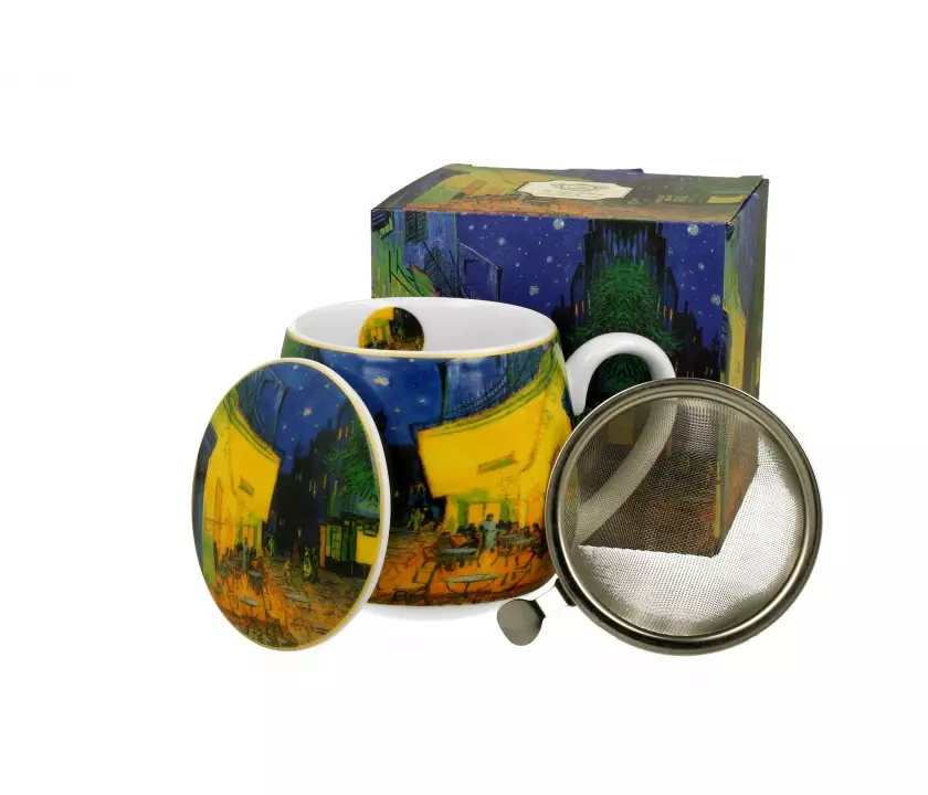 Kubek z zaparzaczem Vincent van Gogh, słoneczniki